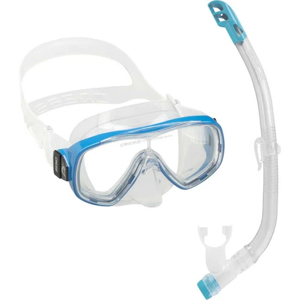 Cressi Junior Ondina-Top Çocuk Maske Şnorkel Seti Koyu Mavi - 2