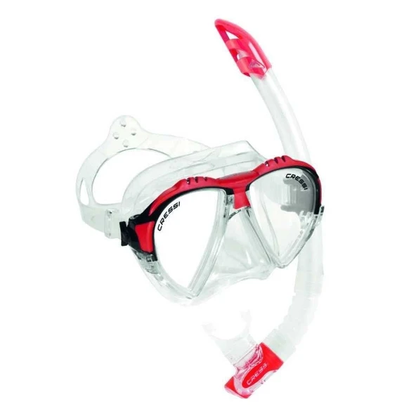 Cressi Matrix-Gamma Yetişkin Maske Şnorkel Seti Sarı - 4