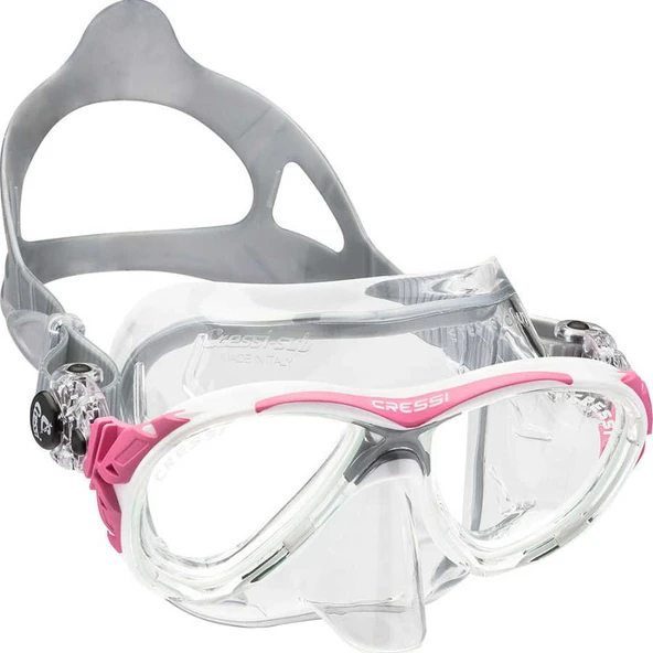 Cressi Eyes Evolution Crystal Yetişkin Dalış Maskesi Pembe - 2