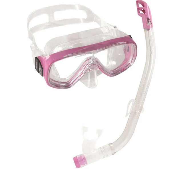 Cressi Junior Ondina-Top Çocuk Maske Şnorkel Seti Koyu Sarı - 9