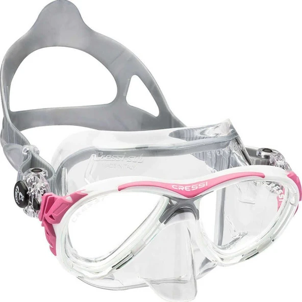 Cressi Eyes Evolution Crystal Yetişkin Dalış Maskesi Pembe