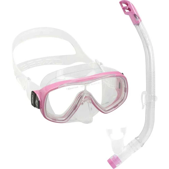 Cressi Junior Ondina-Top Çocuk Maske Şnorkel Seti Koyu Pembe - 2