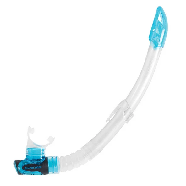 Cressi Gamma Yetişkin Şnorkel CLEAR-BLUE-BLACK - 2