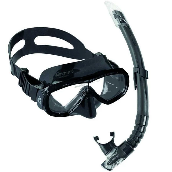 Cressi Onda-Mexico Yetişkin Maske Şnorkel Seti Koyu Mavi - 3