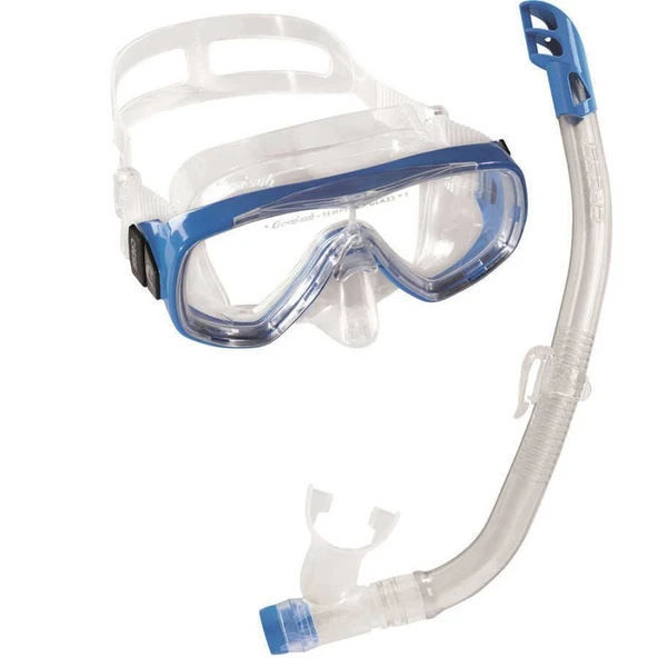 Cressi Junior Ondina-Top Çocuk Maske Şnorkel Seti Koyu Sarı - 8
