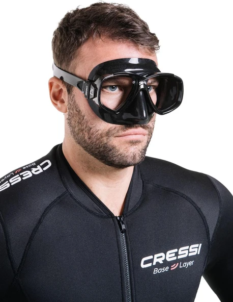 Cressi Perla Yetişkin Dalış Maskesi Yeşil-Siyah - 5