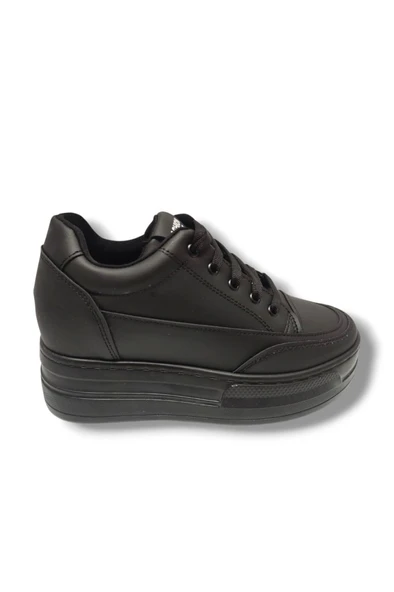 Şanzelize 187-25 Deri Dolgu Topuk Kadın Sneaker - 9