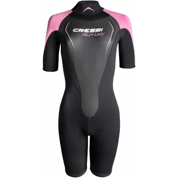 Cressi Altum Lady 3 mm Pembe Shorty Yüzme Elbisesi Medium