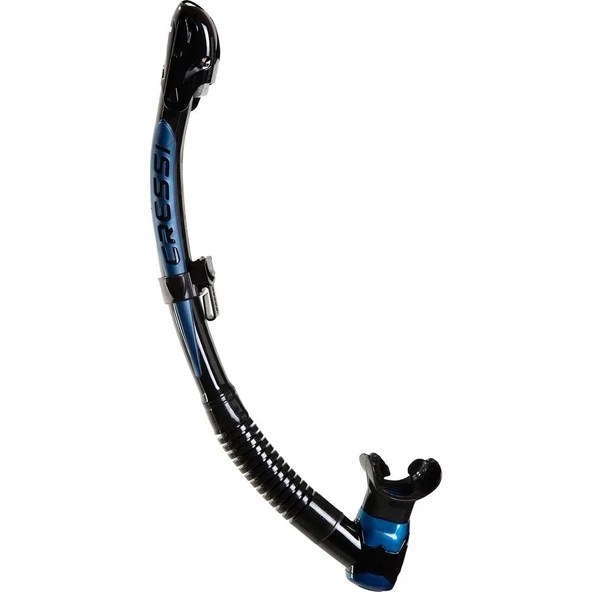 Cressi Itaca Ultra Dry Şnorkel Siyah-Mavi Metal - 2