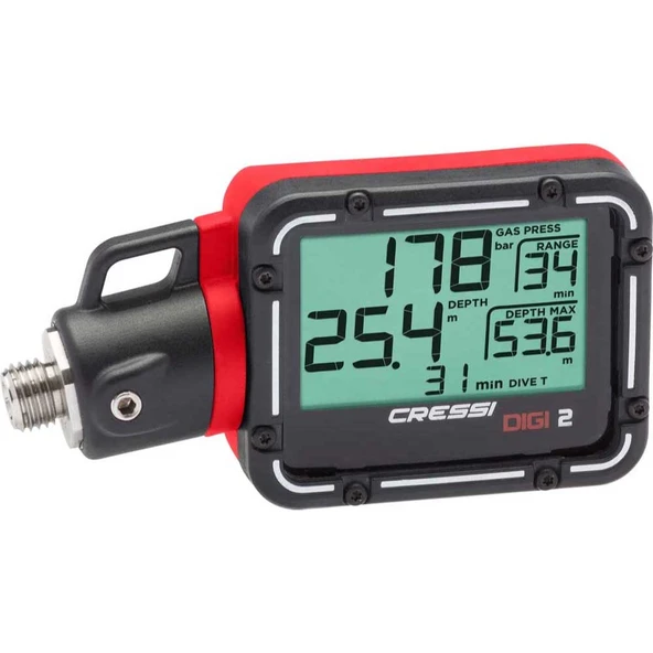 Cressi Digi 2 Kırmızı Dijital Dalış Konsolu - 2