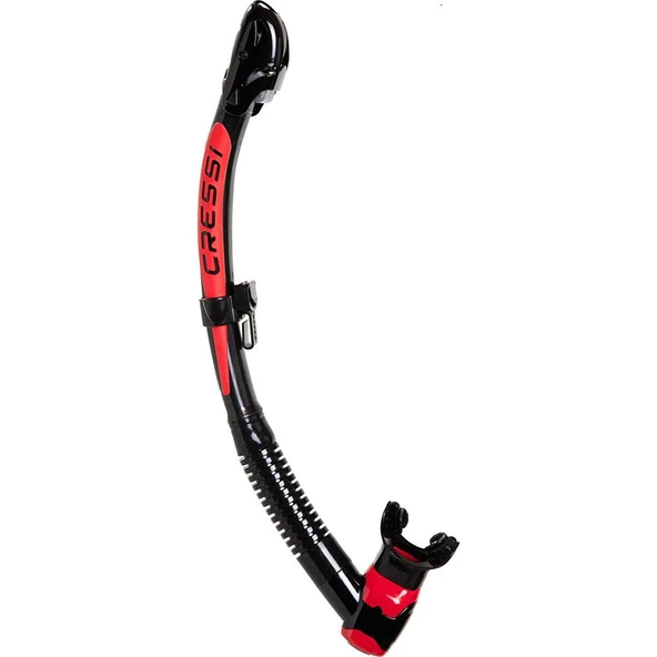 Cressi Itaca Ultra Dry Şnorkel Siyah-Kırmızı - 2