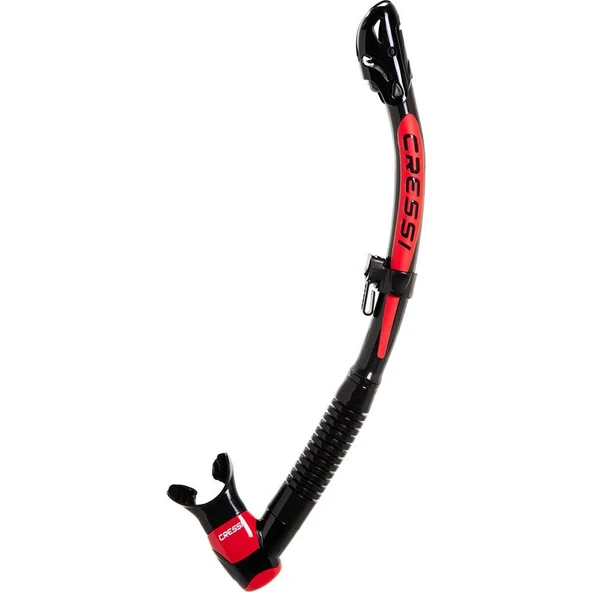 Cressi Itaca Ultra Dry Şnorkel Siyah-Kırmızı - 5