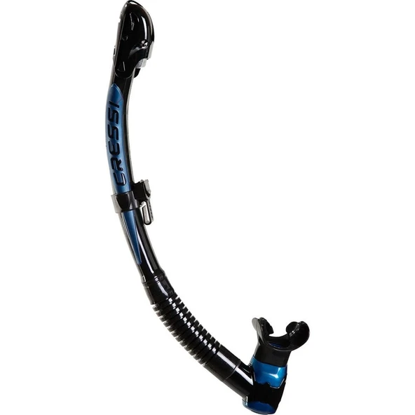 Cressi Itaca Ultra Dry Şnorkel Siyah-Mavi Metal - 6