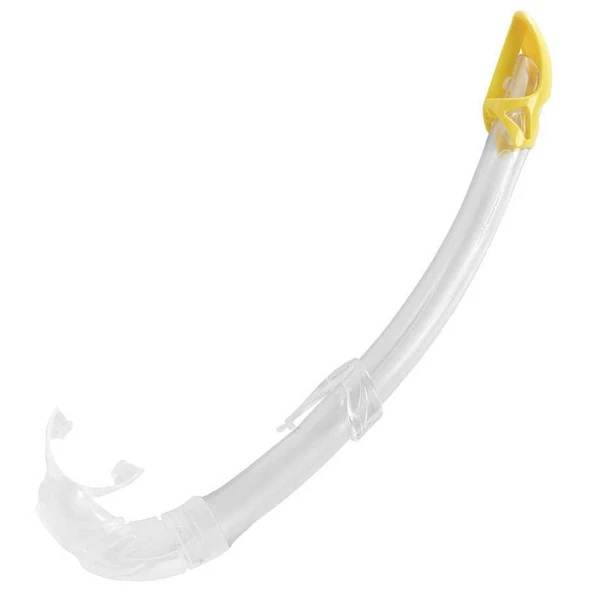 Cressi Mexico Yetişkin Şnorkel Koyu Sarı - 5
