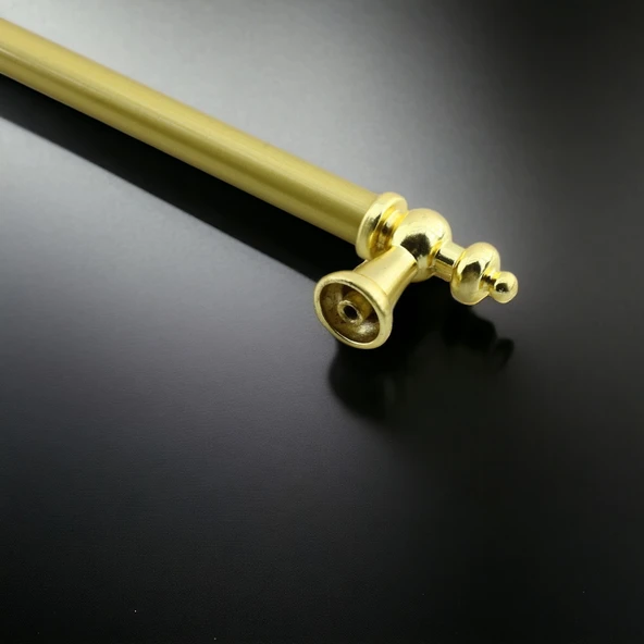 Osmanlı Mat Gold Altın Kulp 224 mm Mobilya Çekmece Mutfak Dolabı Dolap Kapak Kulpları Kulb Kulpu - 8