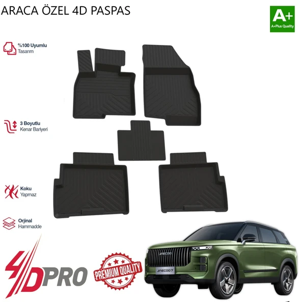 JAECOO 7 4D PASPAS 2023 2024 2025 2026 2027 ürün görseli 1