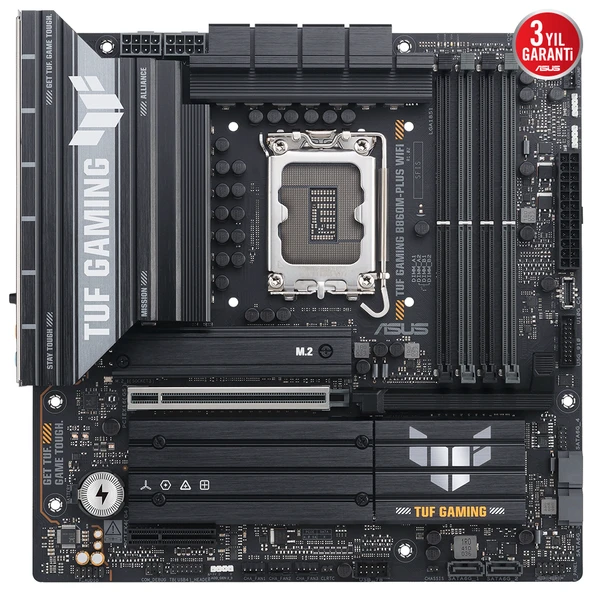 ASUS TUF GAMING B860M-PLUS WIFI LGA1851 DDR5 DP HDMI MATX ANAKART - 2