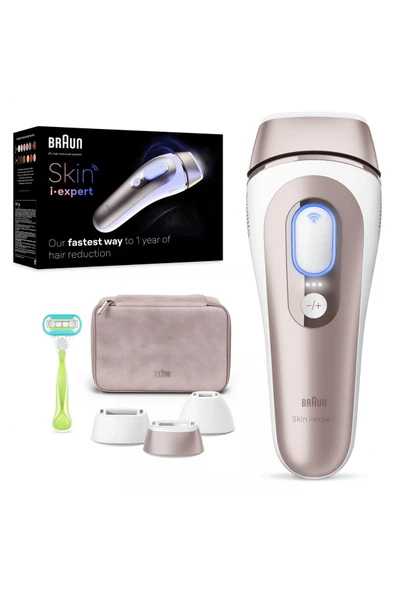 Braun IPL Skin i·expert, Evde Tüy Alma, Ücretsiz Uygulama, Çanta, Gillette Venus, 3 Başlık, PL7253 - 6