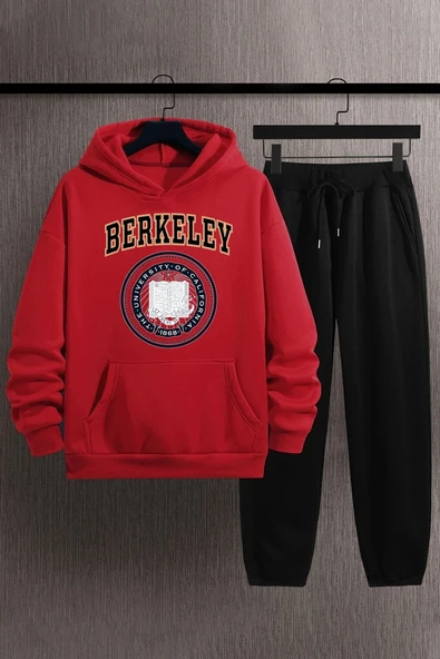 Unisex Berkeley Baskılı Eşofman Takımı - 5