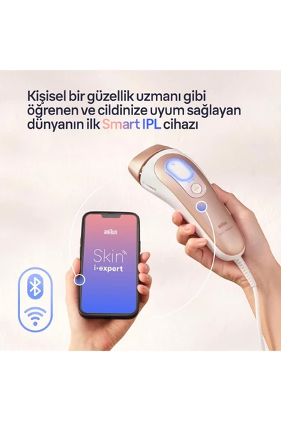 Braun IPL Skin i·expert, Evde Tüy Alma, Ücretsiz Uygulama, Çanta, Gillette Venus, 3 Başlık, PL7253 - 3