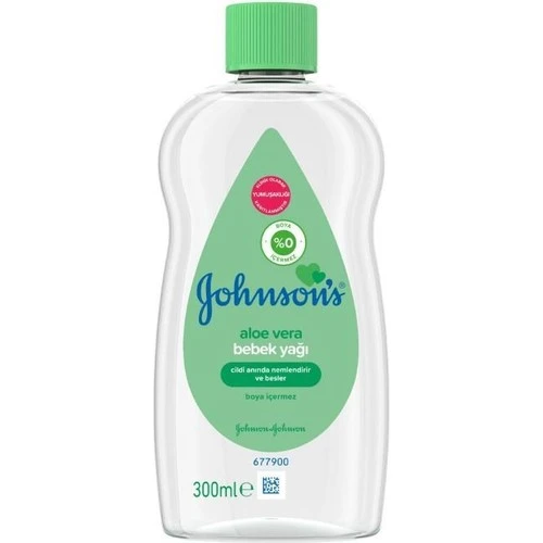 Johnsons Baby Bebek Yağı 300ML Aleo Vera (5 Li Set) - 2
