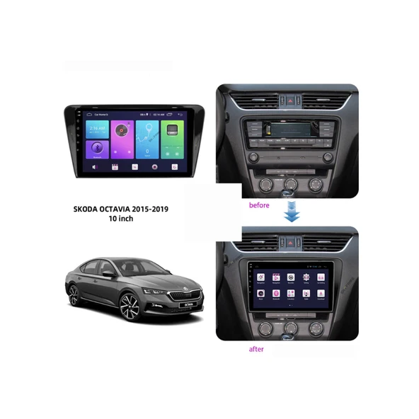 Skoda Octavia Multimedya (2014-2019) 2 GB RAM 32 GB Hafıza 8 Çekirdek Navigatör - Resim 9