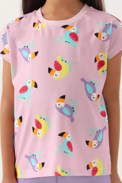 Kız Çocuk Kapri Takım - 4