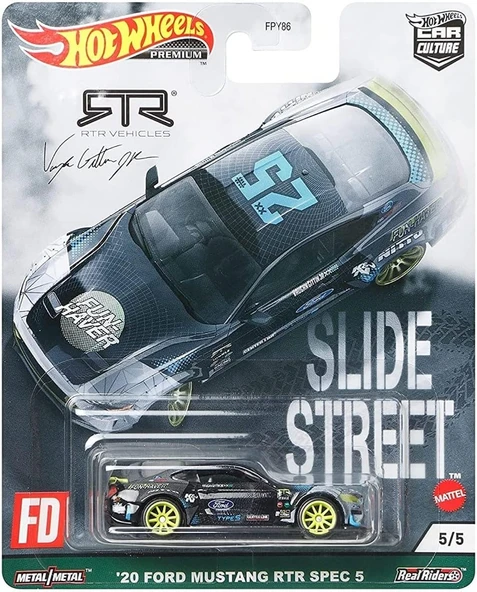 Hot Wheels Premium Slide Street '20 Ford Mustang GTR Spec 5