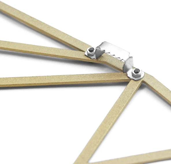 Dekoratif Sarı Renkli Metal Dünya Haritası Ev Ofis Duvar Tablosu Büyük Boy m7 - 3