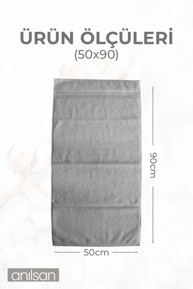 6'lı Boncuk Beyaz El Havlusu - 50x90 Cm, 225 Gr, %100 Pamuk, Spa Ve Otel Havlusu, Günlük Kullanıma Uygun - 4