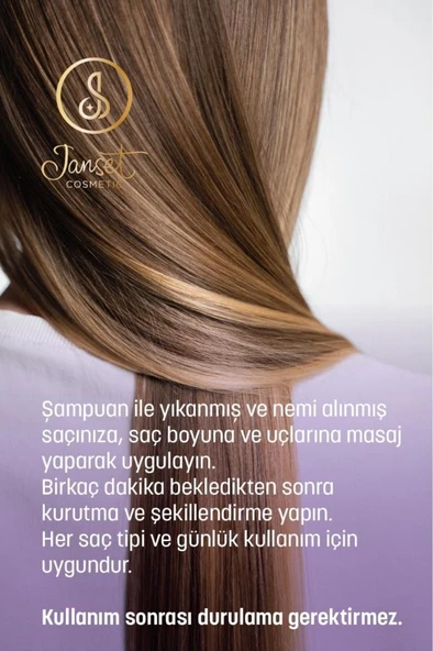 Janset Cosmetic Kolajen Saç Bakım Serumu 120 ml - 5