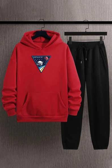 Unisex Space Baskılı Eşofman Takımı - 7