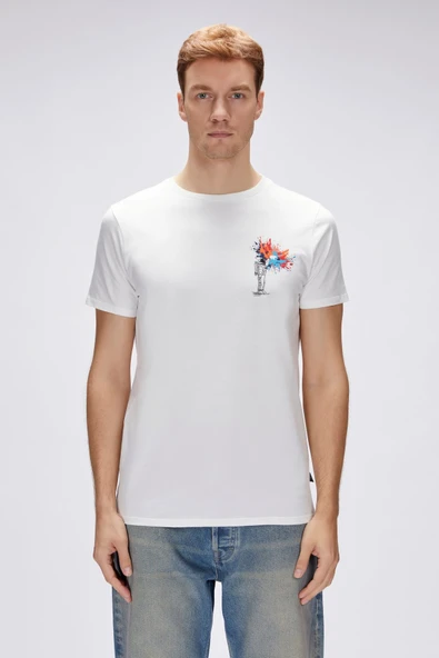 Bad Bear Endless Siyah Erkek Baskılı Tişört - Resim 3