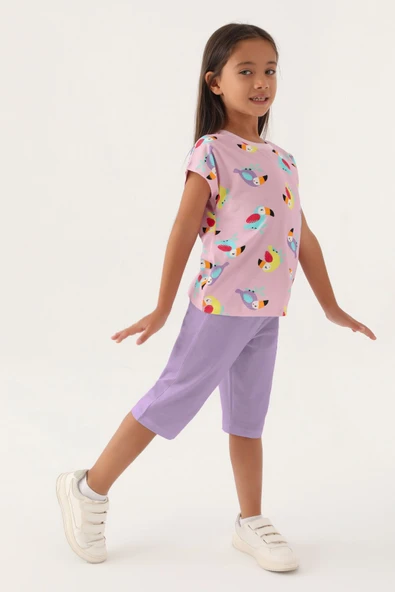 Kız Çocuk Kapri Takım