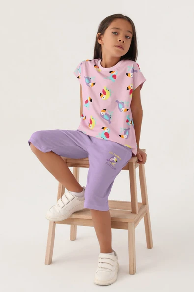 Kız Çocuk Kapri Takım - 2