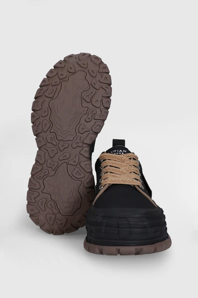 Lufian Zeta Kadın Sneaker Ayakkabı Siyah 121230002 - 6