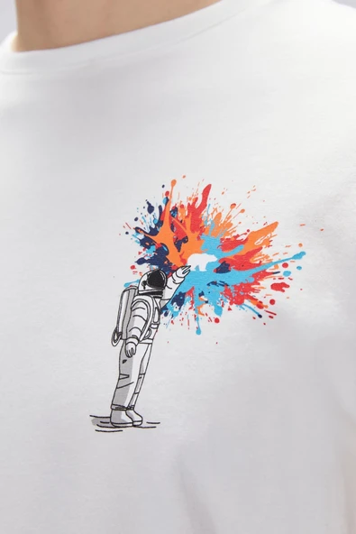 Bad Bear Endless Siyah Erkek Baskılı Tişört - Resim 5