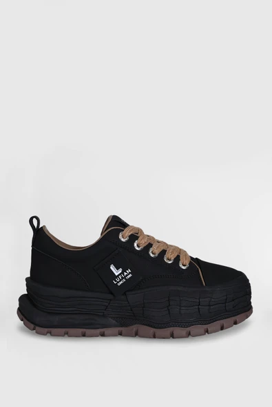 Lufian Zeta Kadın Sneaker Ayakkabı Siyah 121230002