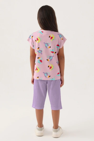 Kız Çocuk Kapri Takım - 5