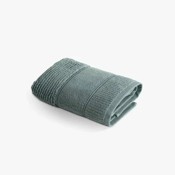 Green Black Eliza El Yüz Havlusu Pamuk Air Twist Yeşil 50x90 Cm