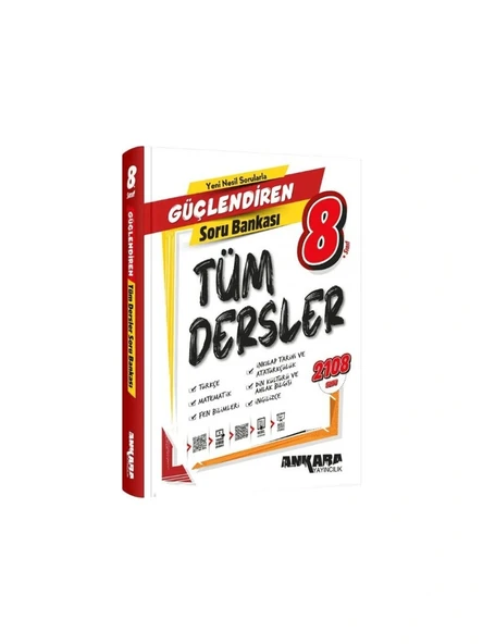 Ankara Yayıncılık 8. Sınıf Lgs Tüm Dersler Soru Bankası