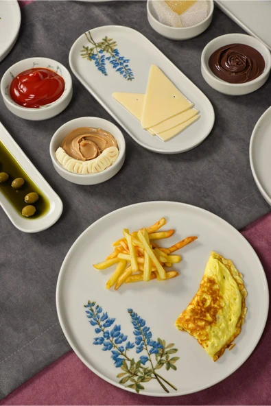 Farika Porselen Hazeran 16 Parça 6 Kişilik Porselen Kahvaltı Takımı - 3