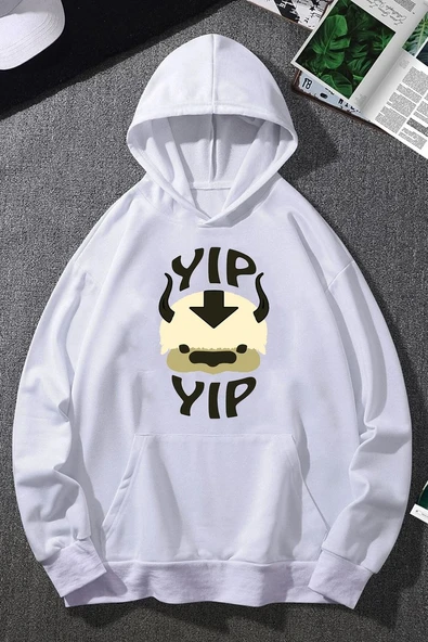 Unisex Avatar Appa Baskılı Sweatshirt - Resim 10