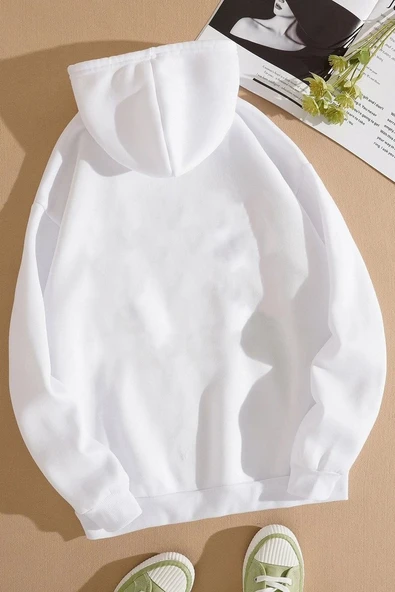 Unisex Neighbor's Ukiyo e Baskılı Sweatshirt - Resim 4