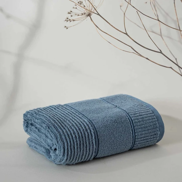 Eliza Yüz Havlusu Mavi - Resim 3