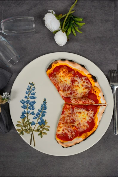 Farika Porselen Hazeran 32 Cm 2'li Pizza Tabağı Seti - 3
