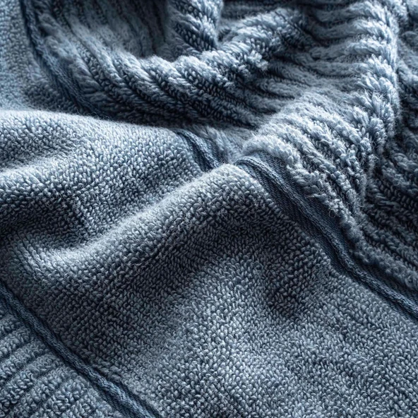 Eliza Yüz Havlusu Mavi - Resim 2