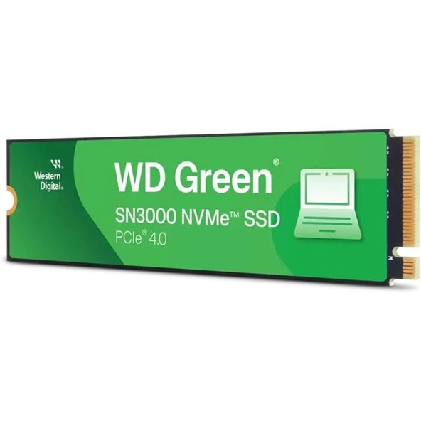 WD GREEN WDS100T4G0E 1TB M.2 NVMe SN3000 5000/4200MB/s GEN4 SSD - 2
