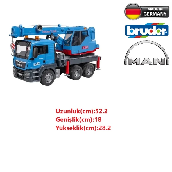 Bruder Oyuncak Man Tgs Vinçli Kamyon - 2