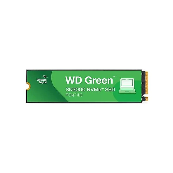 WD GREEN WDS500G4G0E 500GB M.2 NVMe SN3000 5000/4100MB/s GEN4 SSD